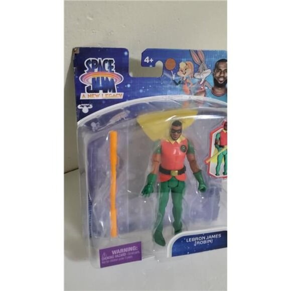 Space Jam 2 A New Legacy 5” Moose Toys 2021: NBA LEBRON JAMES ROBIN - Picture 3 of 5